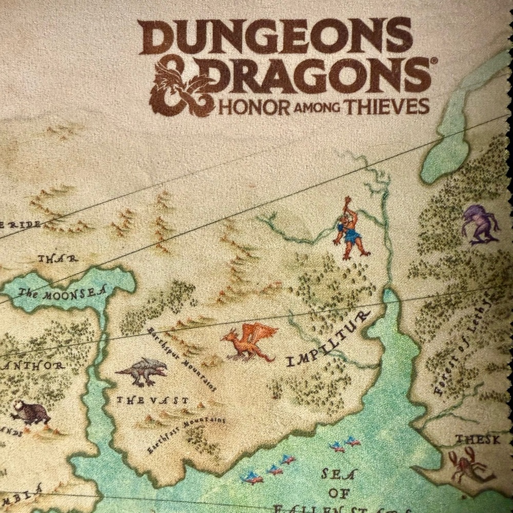 Dungeons & Dragons Movie Cloth Map